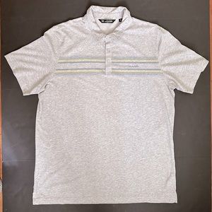 Travis Mathew Stripe Golf Polo - XXL